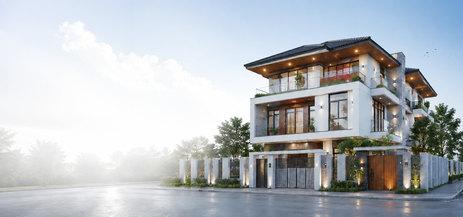 Biệt thự hiện đại do BuildHome thi công